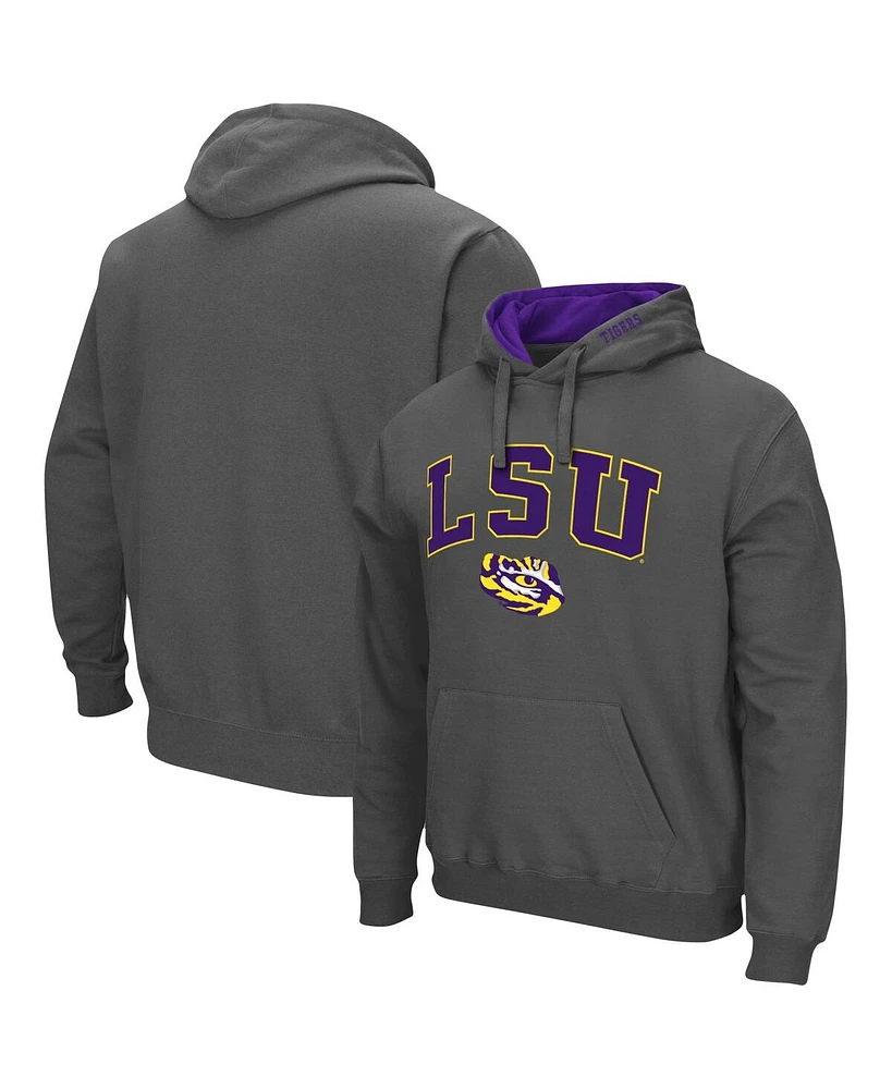 Men's Lsu Tigers Arch Logo 3.0 Pullover Hoodie