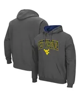 Men's Colosseum West Virginia Mountaineers Arch and Logo 3.0 Pullover Hoodie