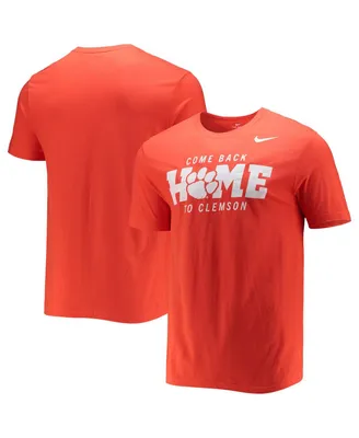 Men's Nike Orange Clemson Tigers Logo Mantra T-shirt