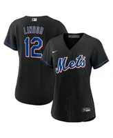 Women's Nike Francisco Lindor Black New York Mets 2022 Alternate Replica Player Jersey