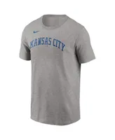 Men's Nike Gray Salvador Perez Kansas City Royals 2022 Name & Number T-shirt