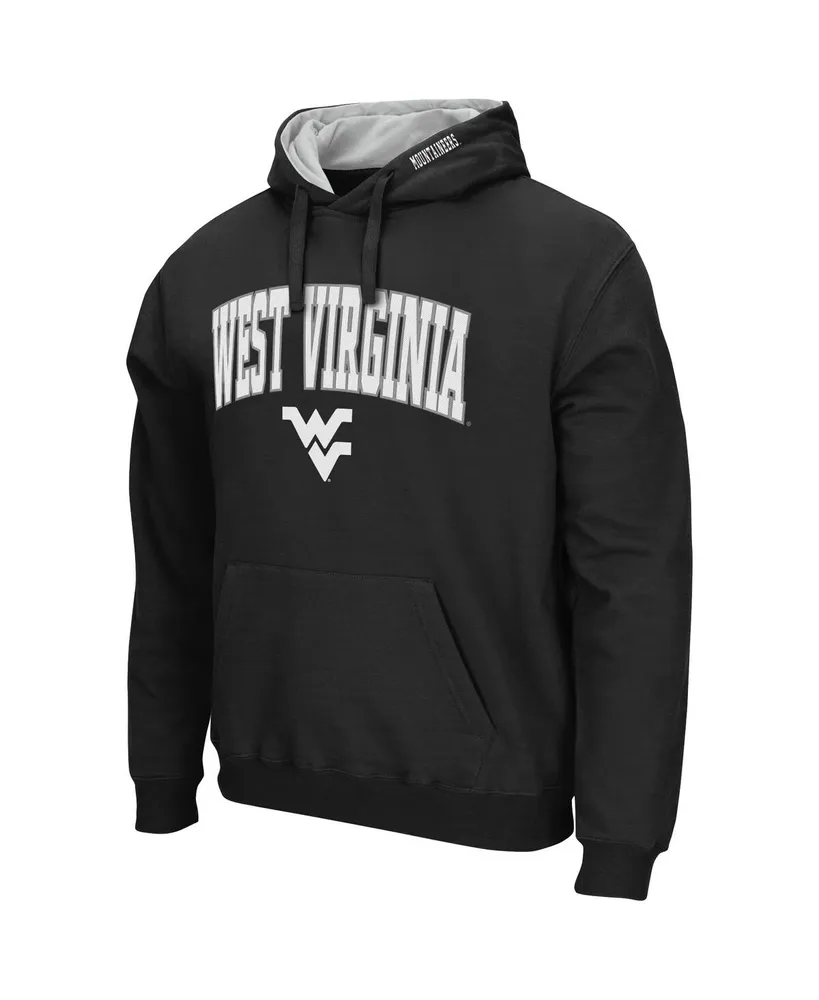 Men's Colosseum West Virginia Mountaineers Arch and Logo 3.0 Pullover Hoodie