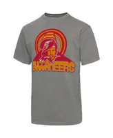 Men's Junk Food Graphite Tampa Bay Buccaneers Wonderland Infinity Vibe T-shirt