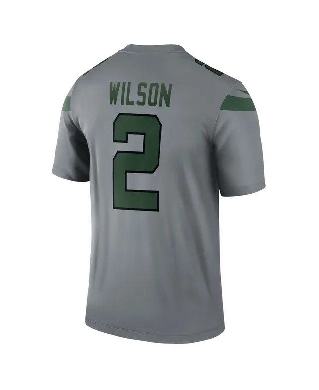 Nike Men's Nike Zach Wilson Black New York Jets RFLCTV Limited Jersey