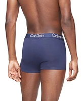 Calvin Klein Men's 3-Pack Ultra Soft Modern Modal Trunk Underwear