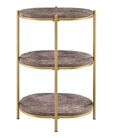 Renton 3-Tier Oval Table