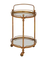 Brass Iron Bar Cart