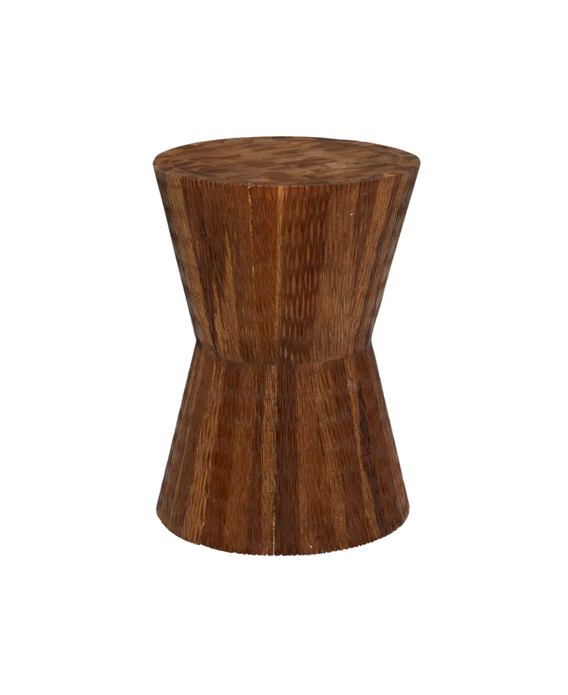 Teak Wood Contemporary Stool