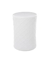 Ceramic Contemporary Accent Table
