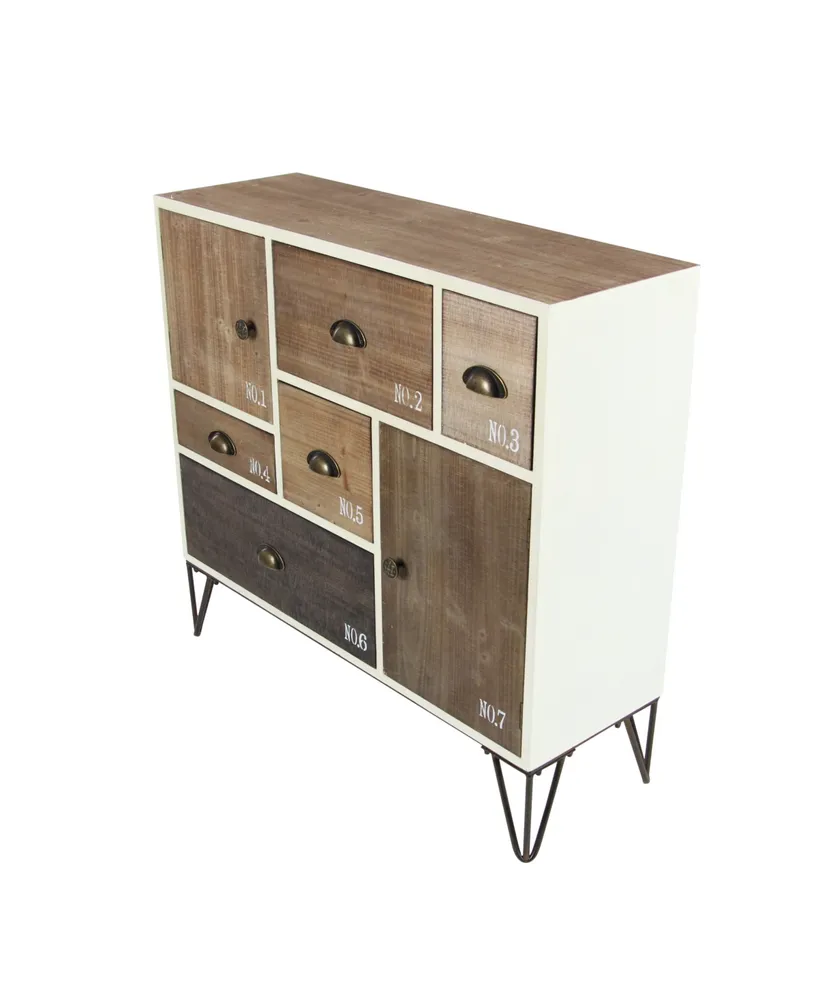 Wood Modern Chest Drawer Cabinet