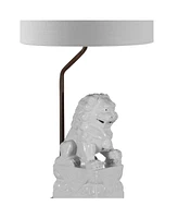 Guardian Lion Ceramic Classic Modern Led Table Lamp