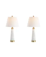 Travis Modern Column Led Table Lamp, Set of 2