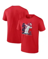 Men's Shohei Ohtani Red Los Angeles Angels 2021 Al Mvp T-shirt