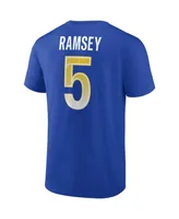 Men's Jalen Ramsey Royal Los Angeles Rams Player Icon T-shirt