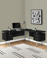 L-Shaped Reversible Computer Desk