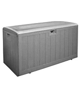 Plastic Development Group 130 Gallon Resin Outdoor Patio Storage Deck Box