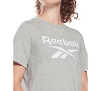 Reebok Women's Short Sleeve Logo Graphic T-Shirt