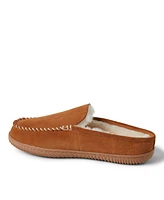 Dearfoams Men's Fireside By Gold Coast Genuine Shearling Mule House Shoe Slipper