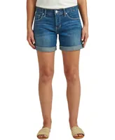 Women's Alex Mid Rise Power Stretch Boyfriend Shorts