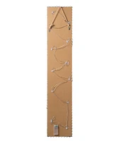 Glitzhome Lighted Wooden Happy July 4th Porch Sign, 42.5"