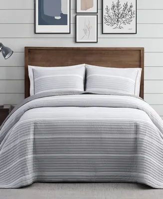 Brooklyn Loom Niari Yarn Dye Stripe 2 Piece Quilt Set, Twin