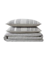 Truly Soft Kiel Stripe Piece Flannel Duvet Cover Set