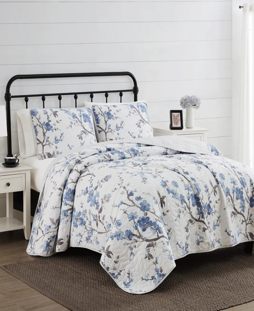 Cannon Kasumi Floral Piece Quilt Set