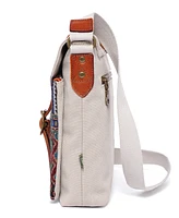 Tsd Brand Four Season Canvas Crossbody Bag