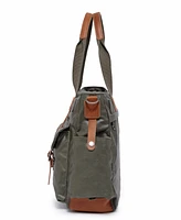 Tsd Brand Urban Light Coated Canvas Tote Bag
