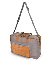 Tsd Brand Valley Oak Canvas Weekender Bag