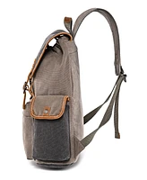 Tsd Brand Mountain Wood Canvas Backpack