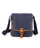 Tsd Brand Atona Classic Flap Canvas Crossbody Bag