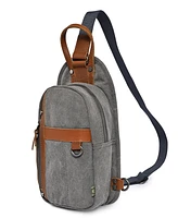 Tsd Brand Agave Canvas Sling Bag