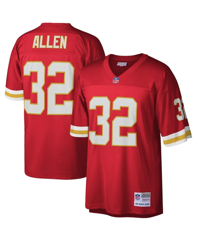 Men's Mitchell & Ness Marcus Allen Red Kansas City Chiefs Big Tall 1994 Retired Player Replica Jersey