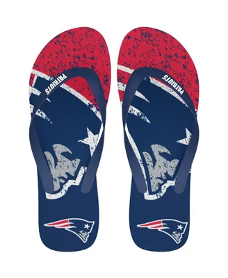 Foco Men's and Women's New England Patriots Big Logo Flip-Flops