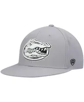 Men's Top of the World Gray Florida Gators Fitted Hat