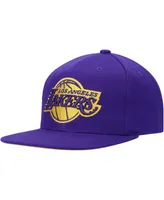 Men's Mitchell & Ness Purple Los Angeles Lakers Two Tonal Snapback Hat