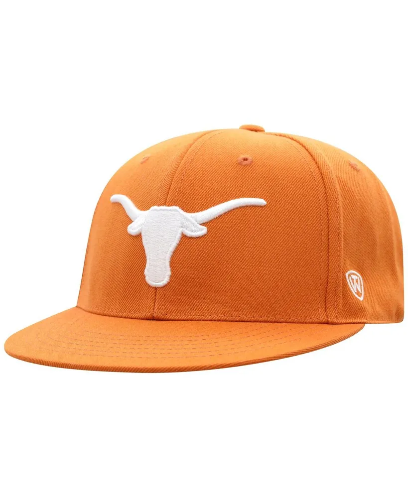 Men's Top of the World Texas Orange Texas Longhorns Team Color Fitted Hat