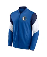 Men's Fanatics Blue, Navy Dallas Mavericks League Best Performance Full-Zip Jacket