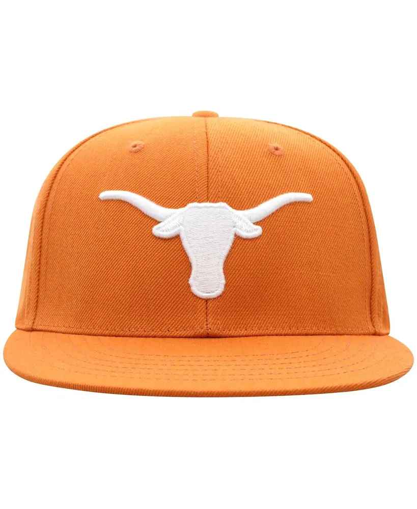 Men's Top of the World Texas Orange Texas Longhorns Team Color Fitted Hat