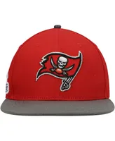 Men's Pro Standard Red, Pewter Tampa Bay Buccaneers 2Tone Snapback Hat