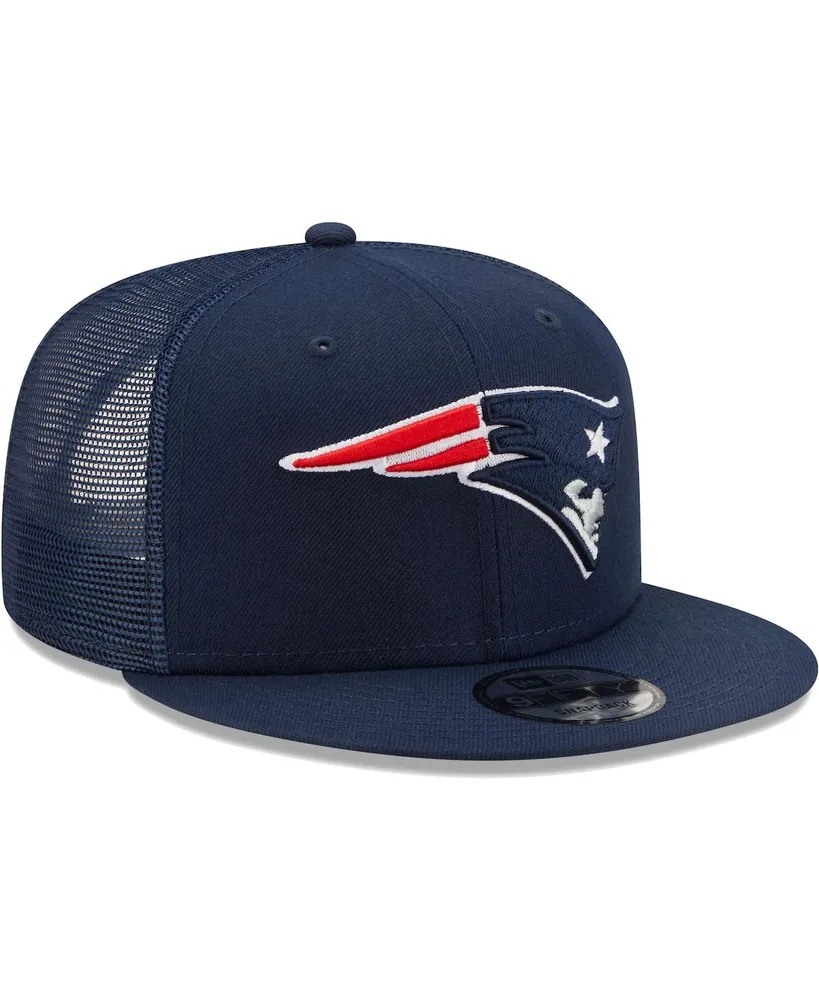 Men's New Era Navy New England Patriots Classic Trucker 9FIFTY Snapback Hat