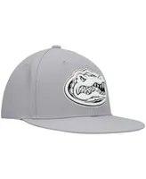 Men's Top of the World Gray Florida Gators Fitted Hat