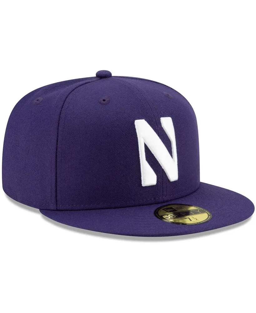 Men's New Era Purple Northwestern Wildcats Primary Team Logo Basic 59FIFTY Fitted Hat