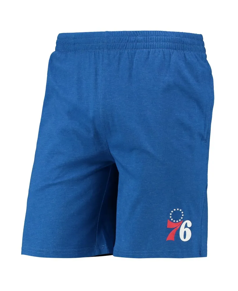 Men's Concepts Sport Royal, Red Philadelphia 76ers T-shirt and Shorts Sleep Set