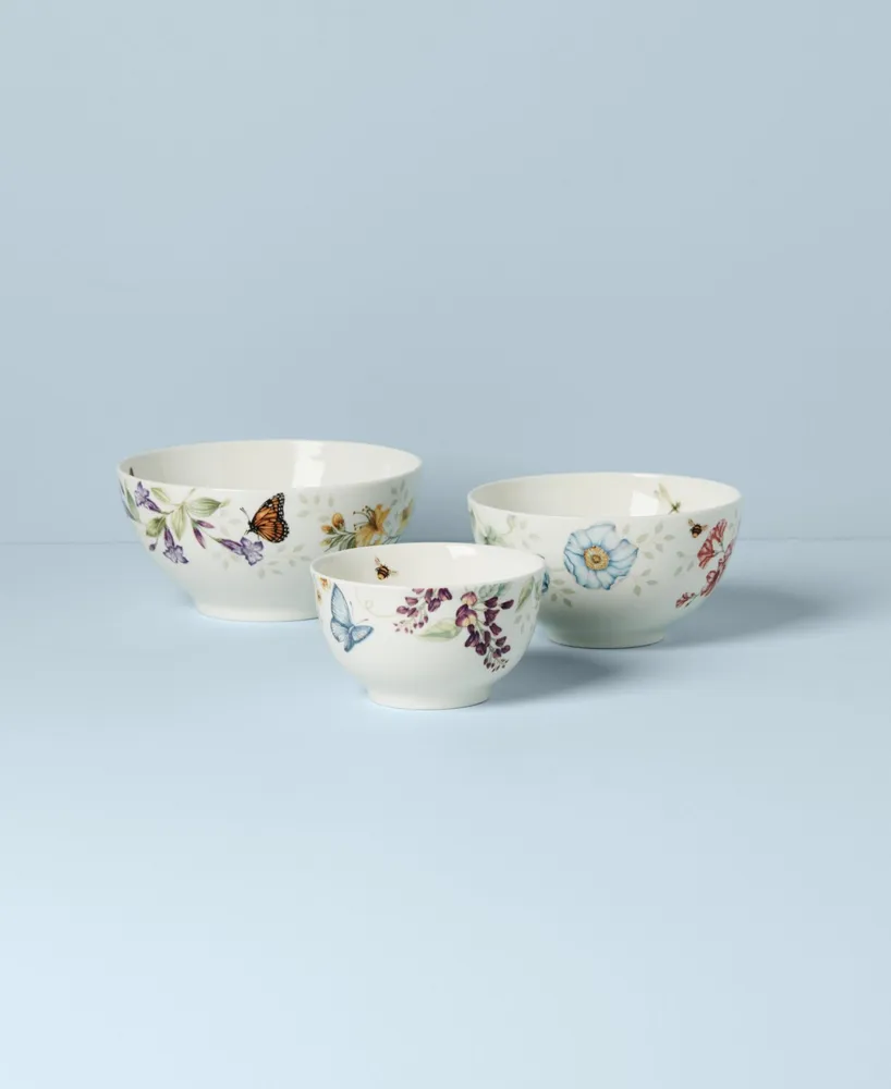 Butterfly Meadow 3-Piece Bowl Set