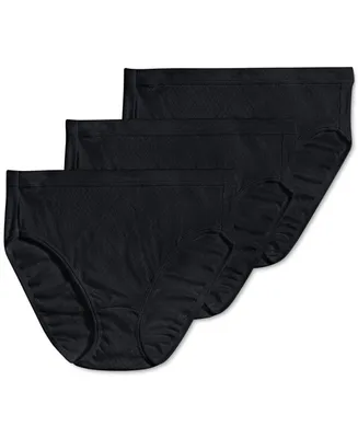 Jockey Elance Cotton French Cut Underwear 3-Pk 1541, Extended Sizes