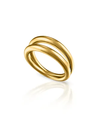 Oma The Label Women's Phoenix 18K Gold-Plated Brass Plain Ring - Gold