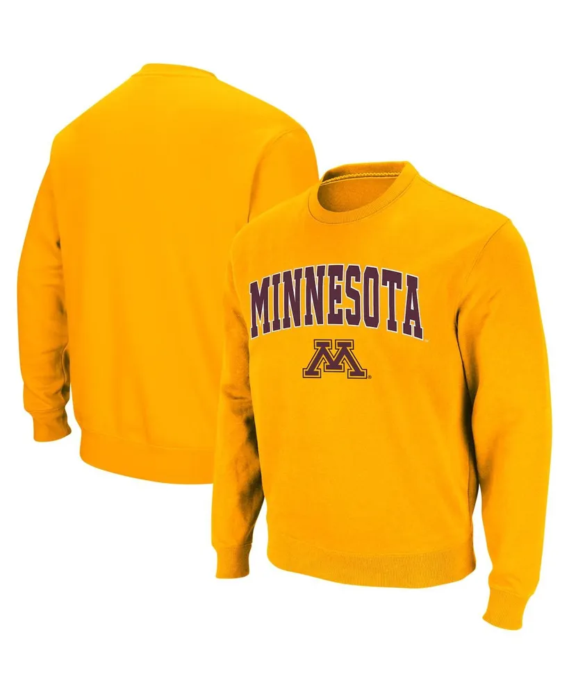Colosseum Men's Minnesota Golden Gophers Arch & Logo Crew Neck Sweatshirt