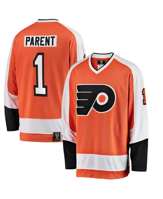 Men's Fanatics Bernie Parent Orange Philadelphia Flyers Premier Breakaway Retired Player Jersey